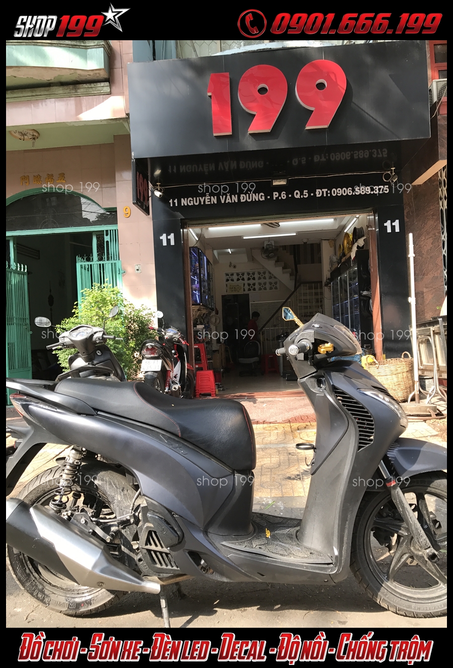 Honda SH Việt Nam 150i 125i lên dàn áo SH Ý màu đen cực chất