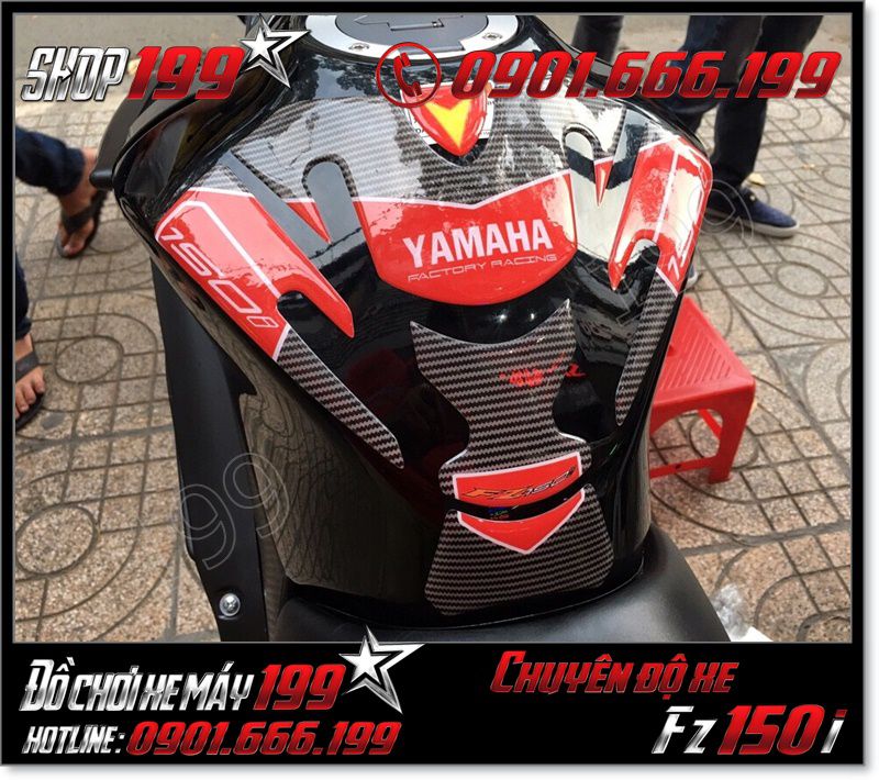 Mua bán Tem độ bình xăng 2018 2019 của xe Yamaha Fz 150cc tại đâu giá tốt trong tphcm?