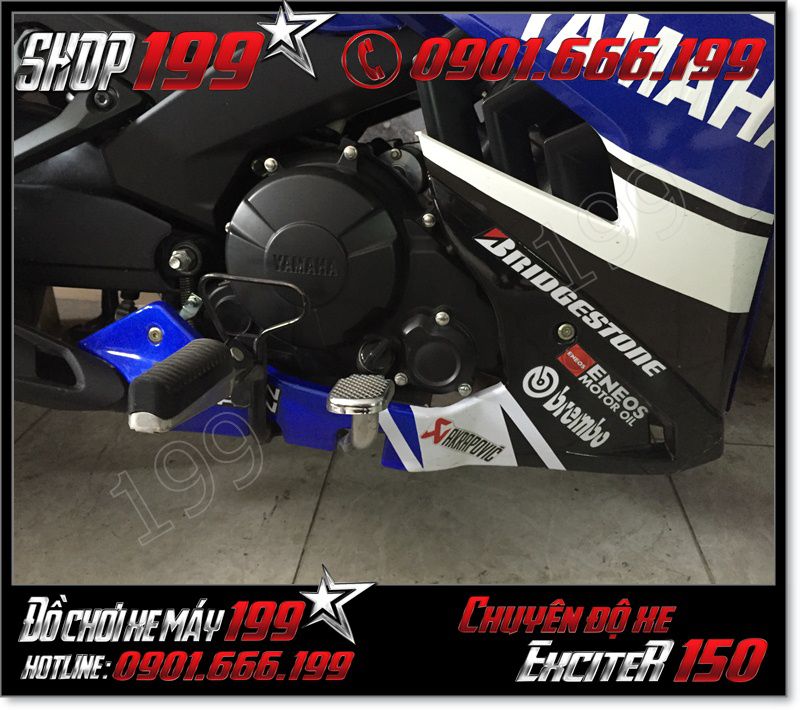 Hình của Mỏ cày ốp lườn moto xe Yamaha Exciter 150i 135i 2018 2019 2020 chuyên nghiệp nhất trong Sài Gòn