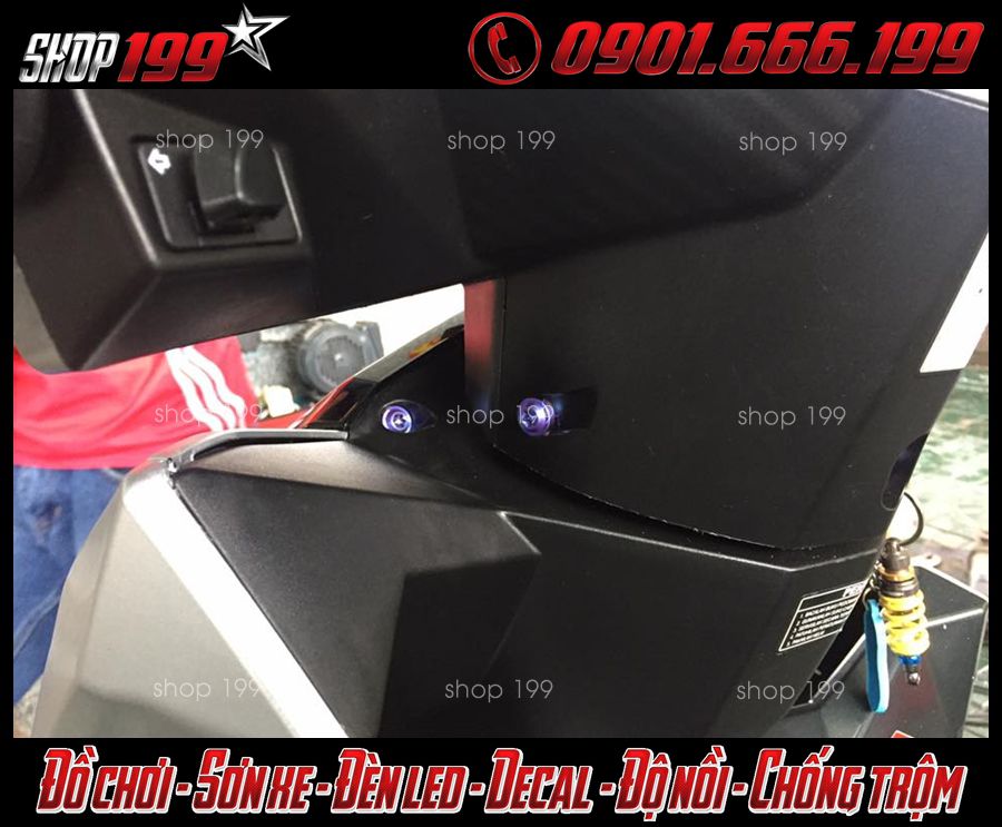 Hình ảnh: Những mẫu ốc kiểu độ cực bắt mắt dành cho xe Vario 150i và Click Thái 125i tại TpHCM