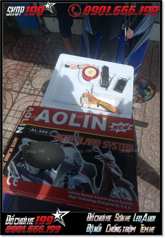 Hình ảnh: chống trộm aulin gắn xe air blade 125 2017 2016 2015 cực xịn ở shop 199