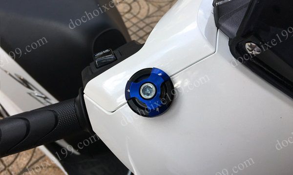 Nút bịt kính nhôm CNC cho xe Sh Việt 2017 2018 125i 150i độ đẹp