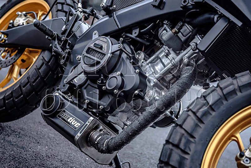 Xe Yamaha TFX 150 độ pô Motive cực ngầu và sành điệu